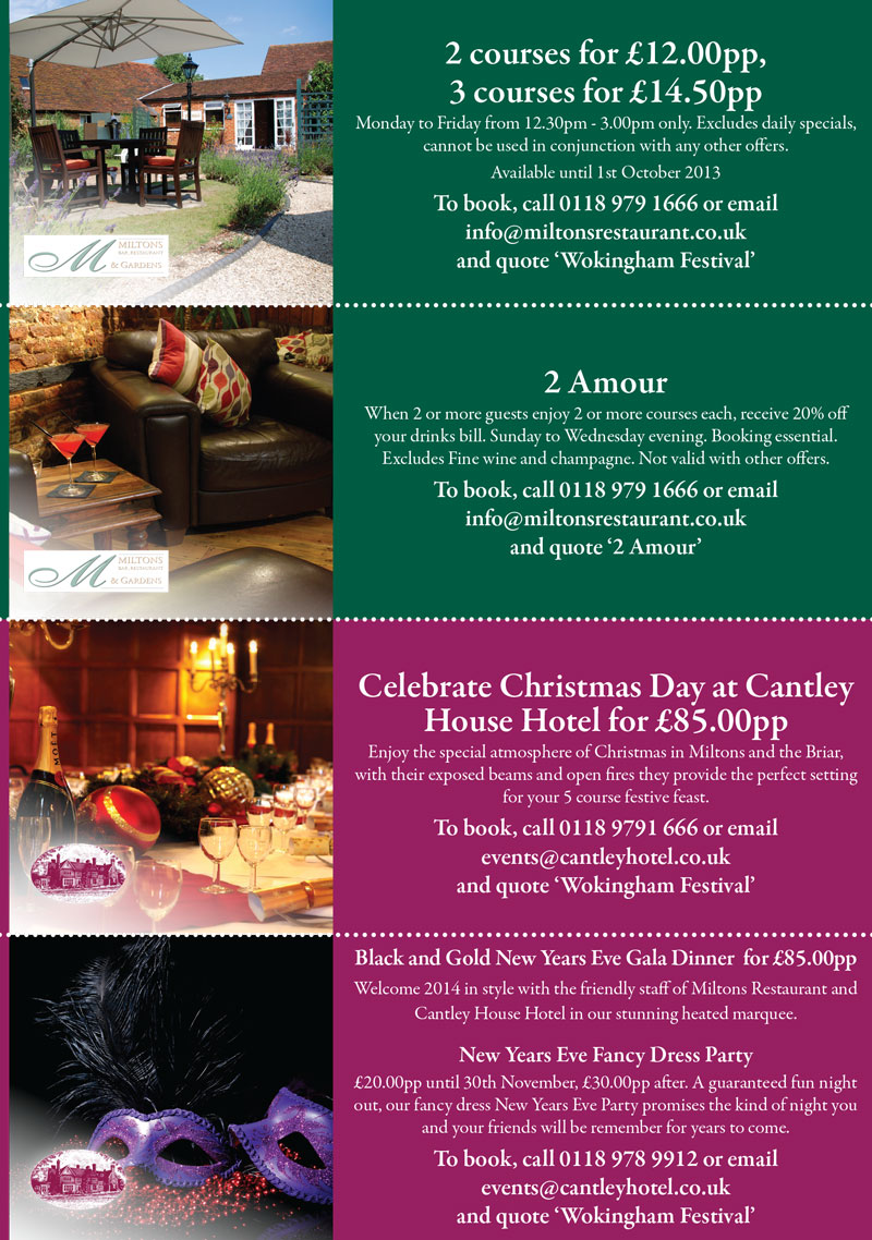 Cantley Hotel Summer Offer Vouchers